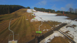 Lanovka - pohled nahoru