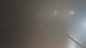 Snow park Paprsek - Lanovka - pohled nahoru - 15.12.2025 v 17:00 Snow park Paprsek - Lanovka - pohled nahoru - 15.12.2025 v 17:00