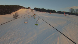 Lanovka - pohled nahoru