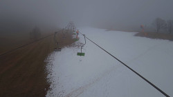 Lanovka - pohled nahoru