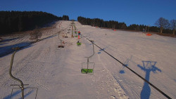 Lanovka - pohled nahoru