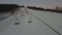 Lanovka - pohled nahoru