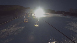 Lanovka - pohled nahoru