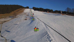 Lanovka - pohled nahoru