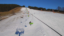 Lanovka - pohled nahoru