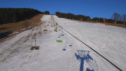 Lanovka - pohled nahoru