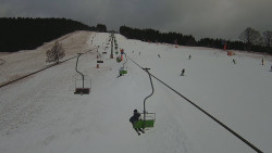 Lanovka - pohled nahoru