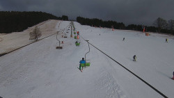 Lanovka - pohled nahoru