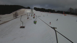 Lanovka - pohled nahoru