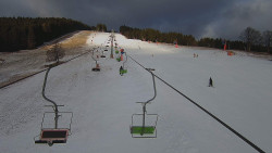 Lanovka - pohled nahoru