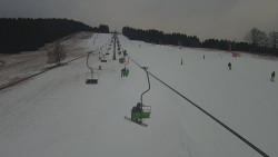 Lanovka - pohled nahoru