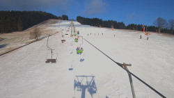 Lanovka - pohled nahoru