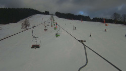 Lanovka - pohled nahoru