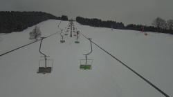 Lanovka - pohled nahoru