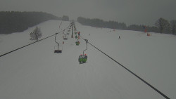 Lanovka - pohled nahoru