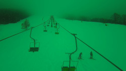 Lanovka - pohled nahoru