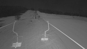 Snow park Paprsek - Lanovka - pohled nahoru - 5.1.2026 v 06:00