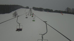 Lanovka - pohled nahoru