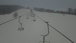 Lanovka - pohled nahoru