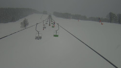 Lanovka - pohled nahoru