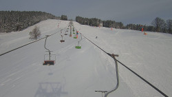 Lanovka - pohled nahoru