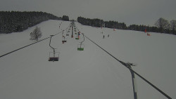 Lanovka - pohled nahoru