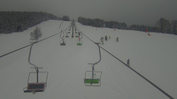 Lanovka - pohled nahoru