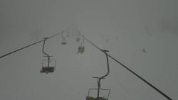 Lanovka - pohled nahoru