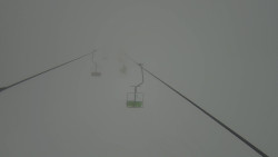 Lanovka - pohled nahoru