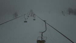 Lanovka - pohled nahoru