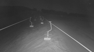 Snow park Paprsek - Lanovka - pohled nahoru - 19.1.2026 v 03:00