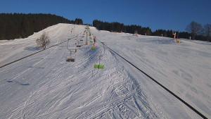 Snow park Paprsek - Lanovka - pohled nahoru - 19.1.2026 v 10:00