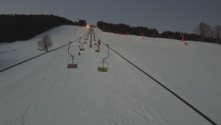 Lanovka - pohled nahoru