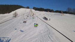 Lanovka - pohled nahoru