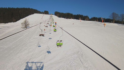 Lanovka - pohled nahoru