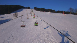 Lanovka - pohled nahoru