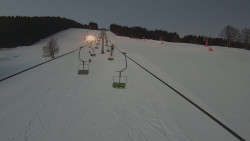 Lanovka - pohled nahoru