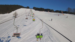 Lanovka - pohled nahoru