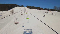 Lanovka - pohled nahoru