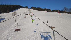 Lanovka - pohled nahoru