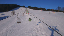 Lanovka - pohled nahoru