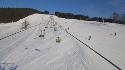 Lanovka - pohled nahoru