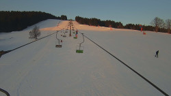 Lanovka - pohled nahoru