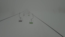 Lanovka - pohled nahoru