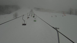 Lanovka - pohled nahoru