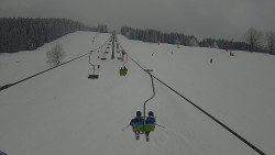 Lanovka - pohled nahoru