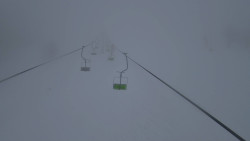 Lanovka - pohled nahoru