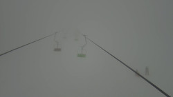 Lanovka - pohled nahoru