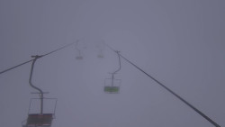 Lanovka - pohled nahoru