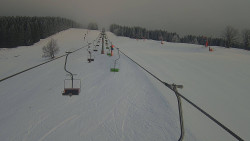 Lanovka - pohled nahoru